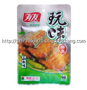 重慶特產(chǎn)批發(fā) 有友玩味帶魚山椒味，健康美味的水產(chǎn)品零食選擇